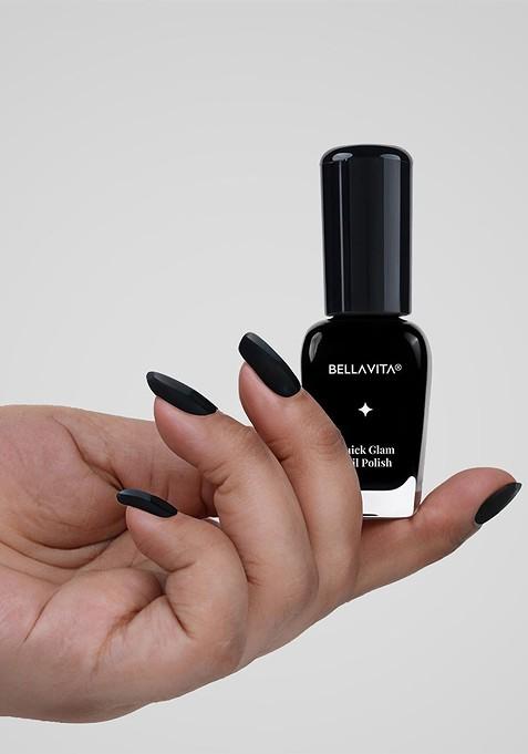 Bella Vita Organic Quick Glam Long Lasting Nail Polish 10 Ml Clear Night