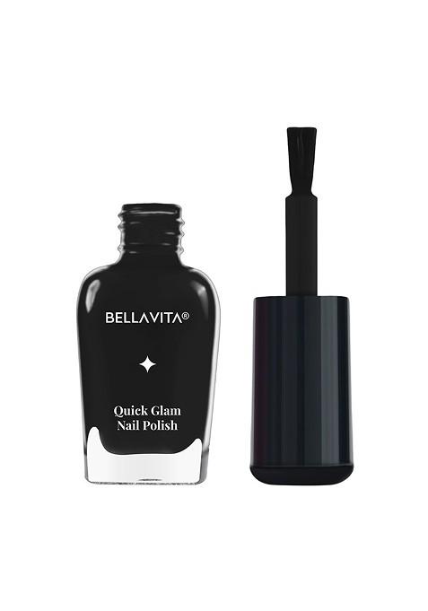 Bella Vita Organic Quick Glam Long Lasting Nail Polish 10 Ml Clear Night