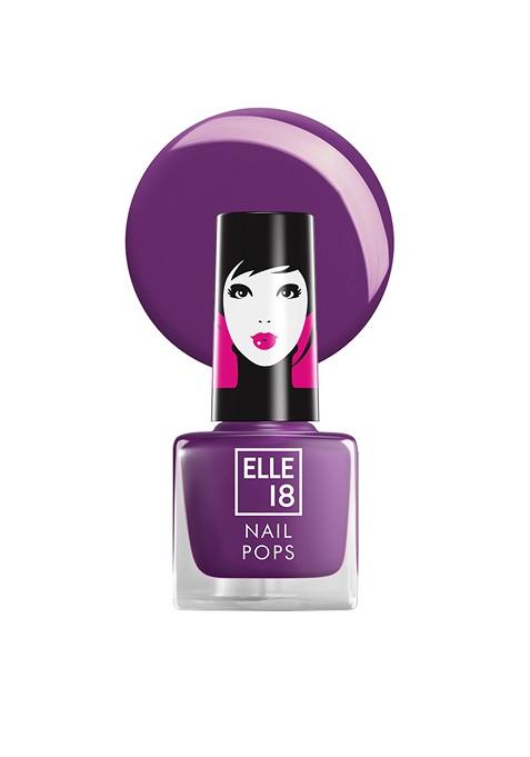 Elle 18 Nail Pops Long Lasting Polish Quick Dry Formula For Glossy Finish 5Ml 192