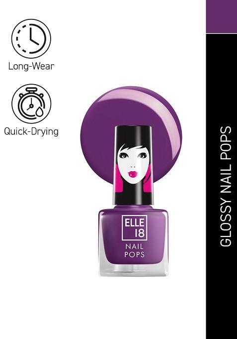 Elle 18 Nail Pops Long Lasting Polish Quick Dry Formula For Glossy Finish 5Ml 192