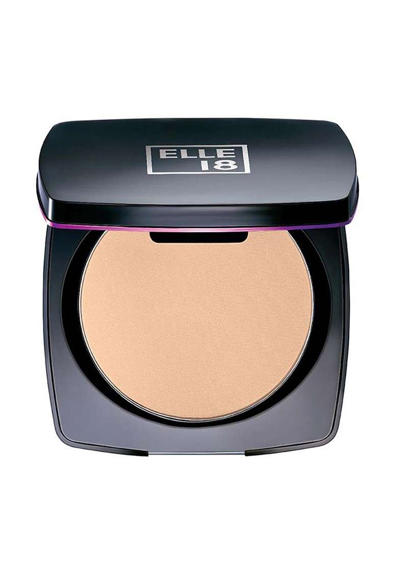 Elle 18 Lasting Glow Compact With Vit C E For 9Hr Oil Free Makeup Look 9G 03 Shell - Indya