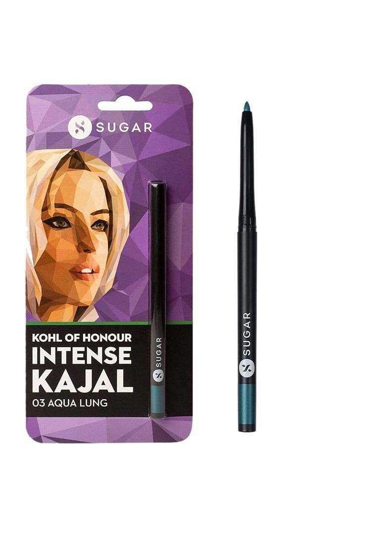 Sugar Kohl Of Honour Intense Richly Pigmented Kajal 0 25 G Aqua Lung 03 - Indya