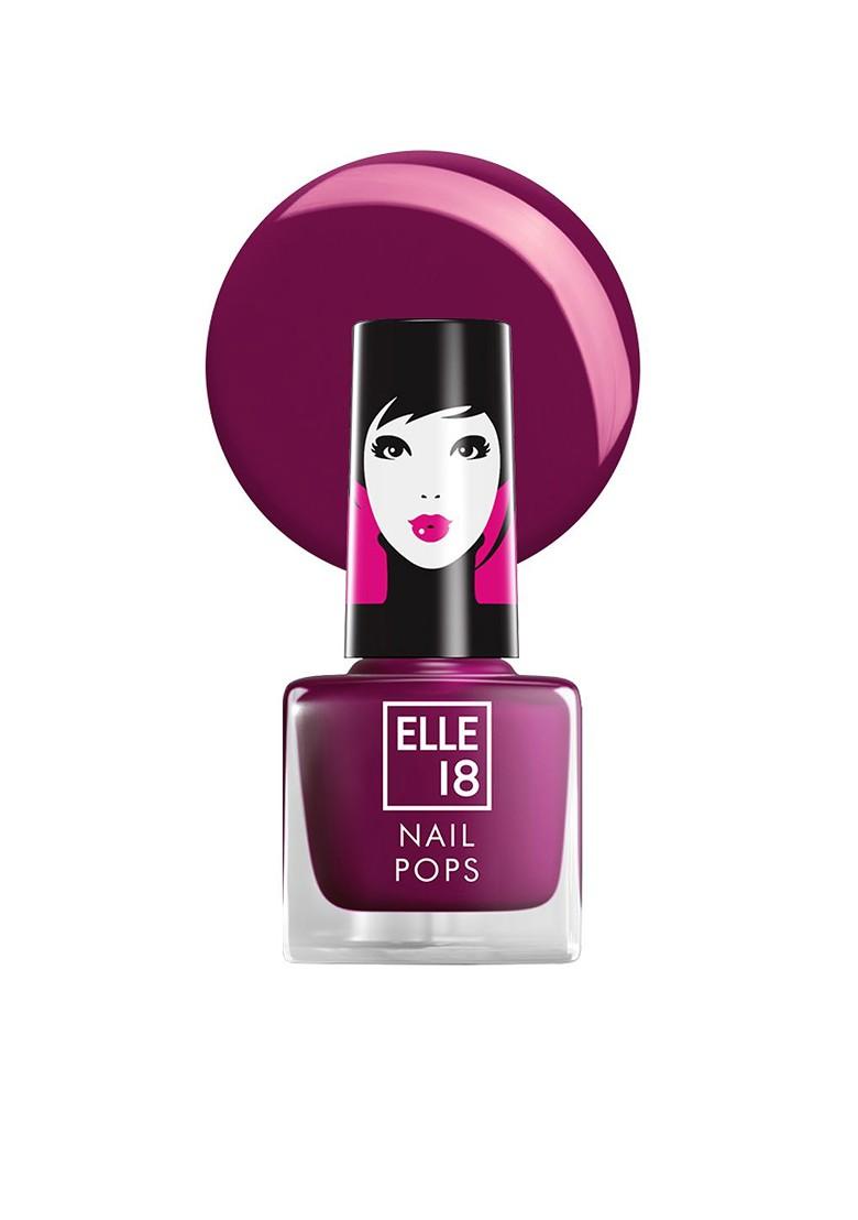 Elle 18 Nail Pops Long Lasting Polish Quick Dry Formula For Glossy Finish 5Ml 30