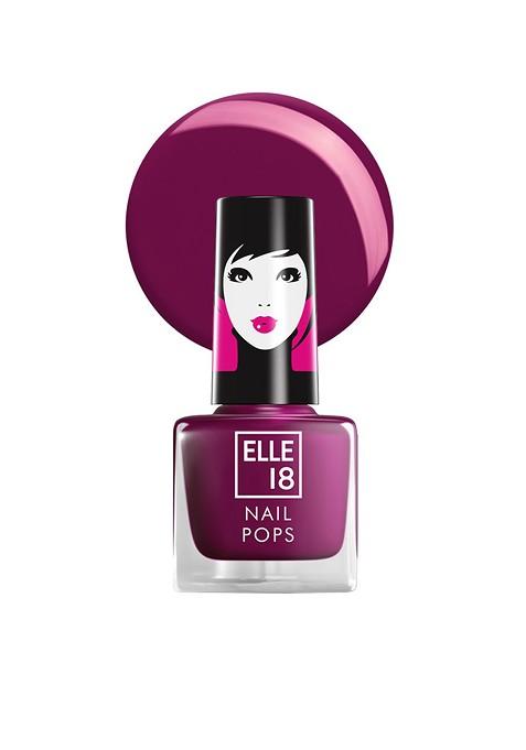 Elle 18 Nail Pops Long Lasting Polish Quick Dry Formula For Glossy Finish 5Ml 30