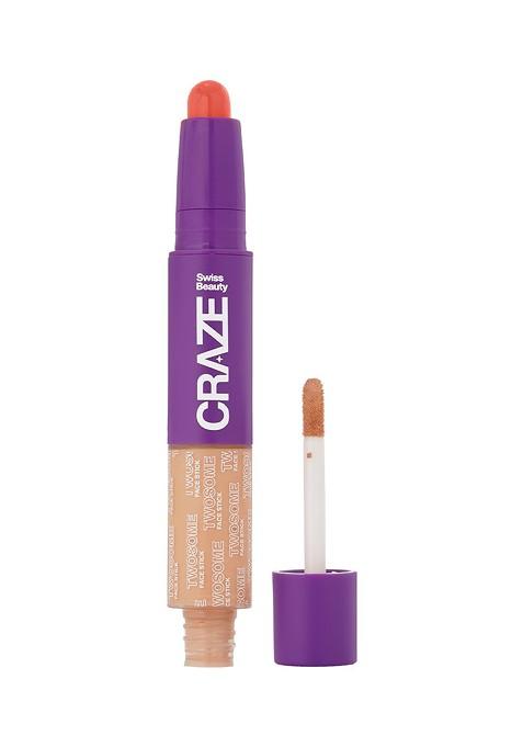 Swiss Beauty Craze Twosome Lightweight Concealer Blush 7 6G 1 8G Deep Pink 4