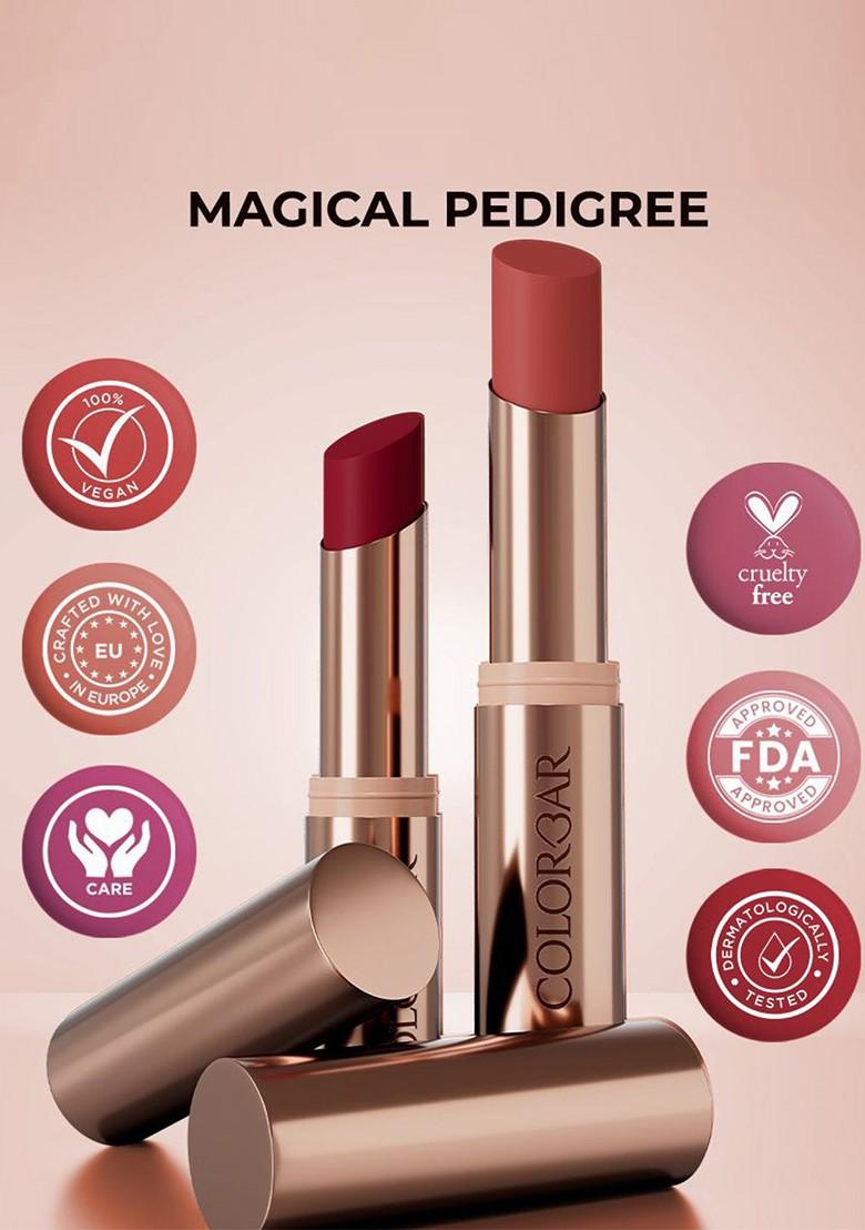 Colorbar Long Lasting Kiss Proof Bullet Lipstick 3 7G Into You 01