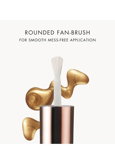 Hyue Chrome Glazed Nail Paint Icy Silver Quick Dry And Chip Resistant With Jojobal Oil