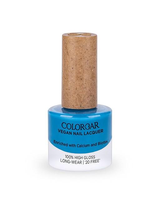 Colorbar 100 High Gloss Long Wear Vegan Nail Lacquer With Calcium Biotin 8 Ml Egyptian Blue 123