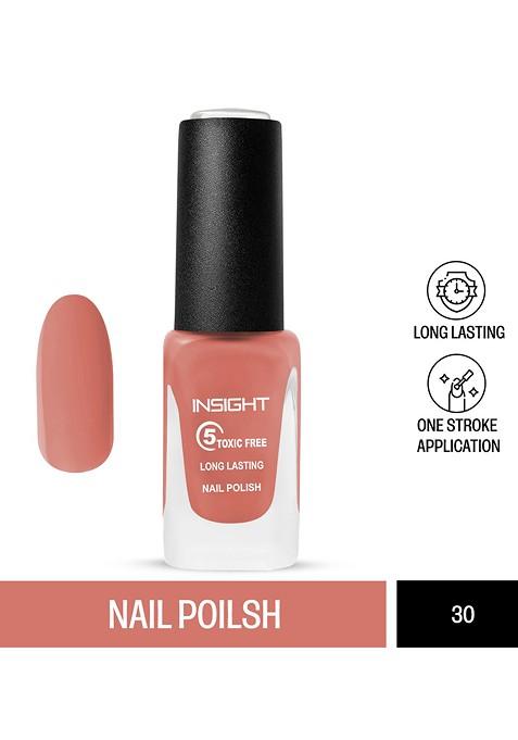 Insight Cosmetics 5 Toxic Free Long Lasting Pastel Color Nail Polish 9Ml Shade 30
