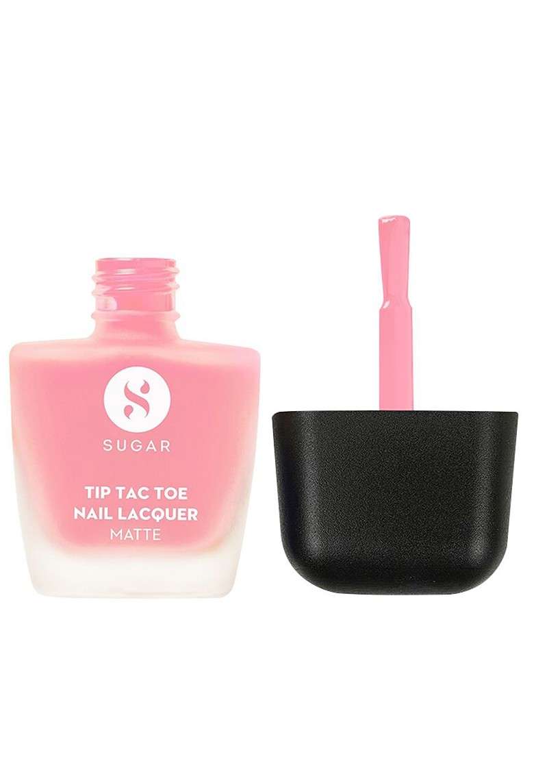 Sugar Tip Tac Toe Long Lasting Nail Lacquer Matte 9Ml Flamingo Flair 34 - Indya