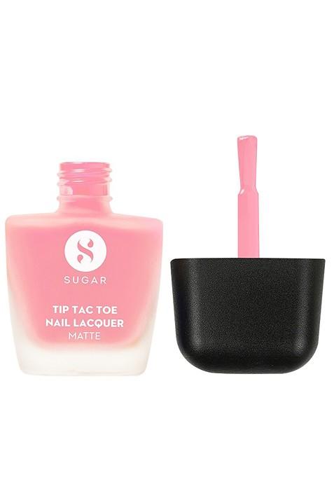 Sugar Tip Tac Toe Long Lasting Nail Lacquer Matte 9Ml Flamingo Flair 34