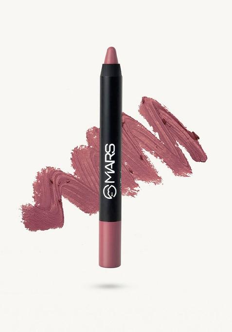 Mars Purple Won'T Smudge Budge Proof Matte Lip Crayon Lipstick Shade 9
