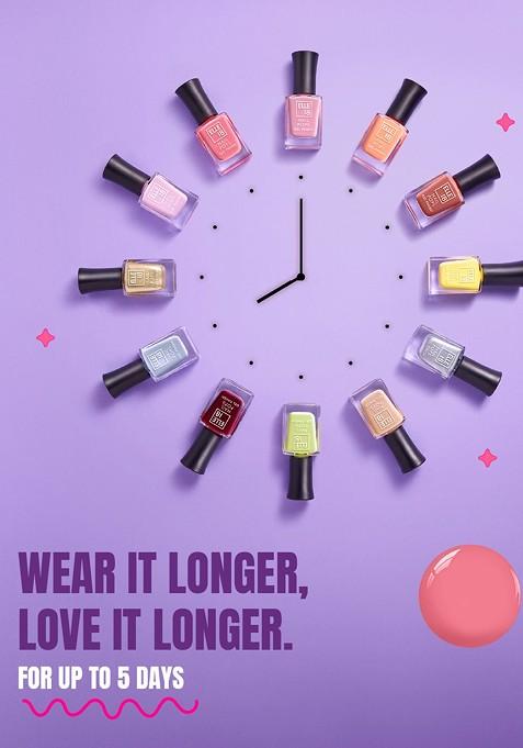 Elle 18 Gel Finish Long Lasting Chip Resistant Nail Pops 10Ml G12