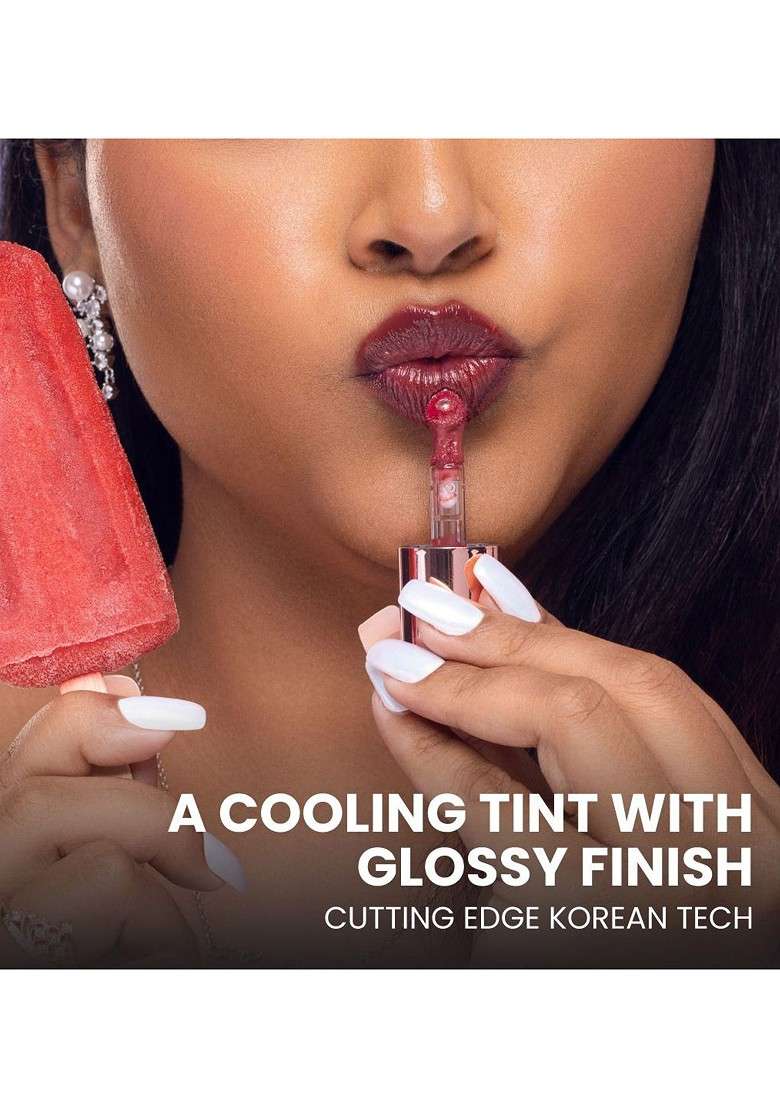 Typsy Beauty Glacier Glow Plumping Lip Tint 5 3 G Frosted Fig - Indya