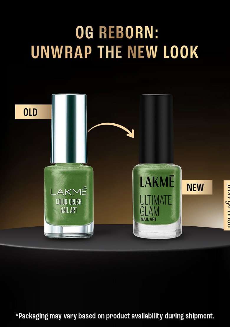 Lakme Color Crush Nailart M18 Deep Olive 6 Ml - Indya