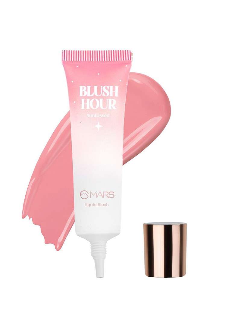 Mars Blush Hour Dewy Matte Finish Liquid 12 Ml 03 Sunkissed - Indya