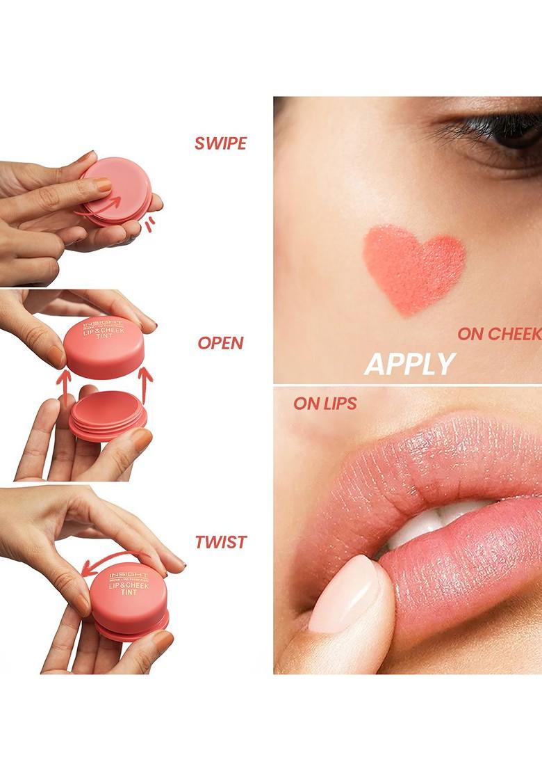 Insight Cosmetics Long Lasting Lip Cheek Tint With Vitamin E Oil 3G Irish Cream 01