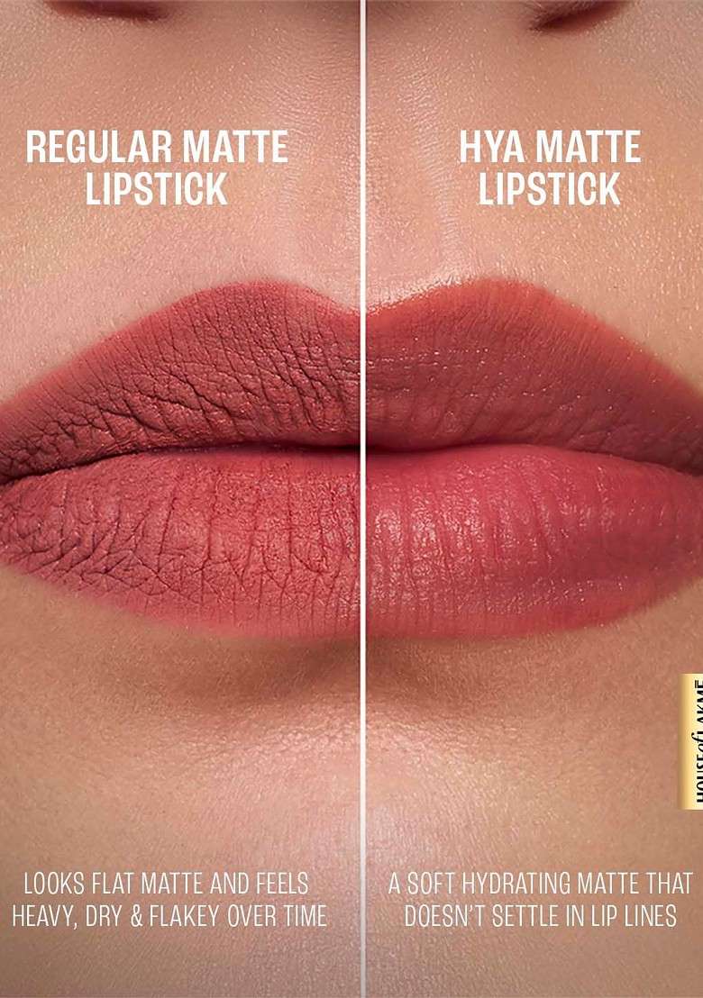 Lakme 9To5 Hya Matte Hydrating Smudgeproof Lipstick Lasts 14Hr 3 6G Scarlet Strategy Rm3 - Indya