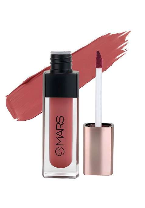 Mars Popstar Non Transfer Long Lasting Matte Liquid Lipstick 6Ml Kickass 22