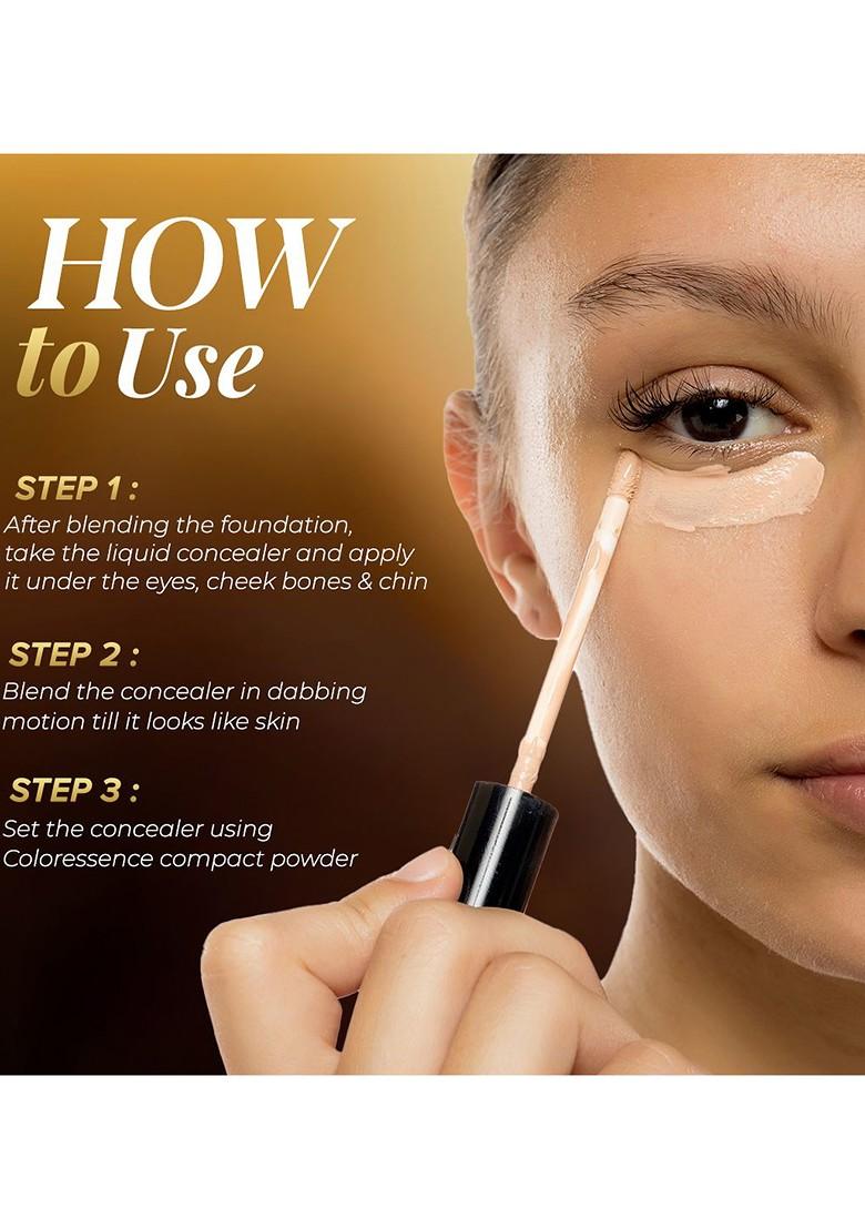 Coloressence Time To Prime Full Covereage Liquid Concealer 4 5Ml Sunlit