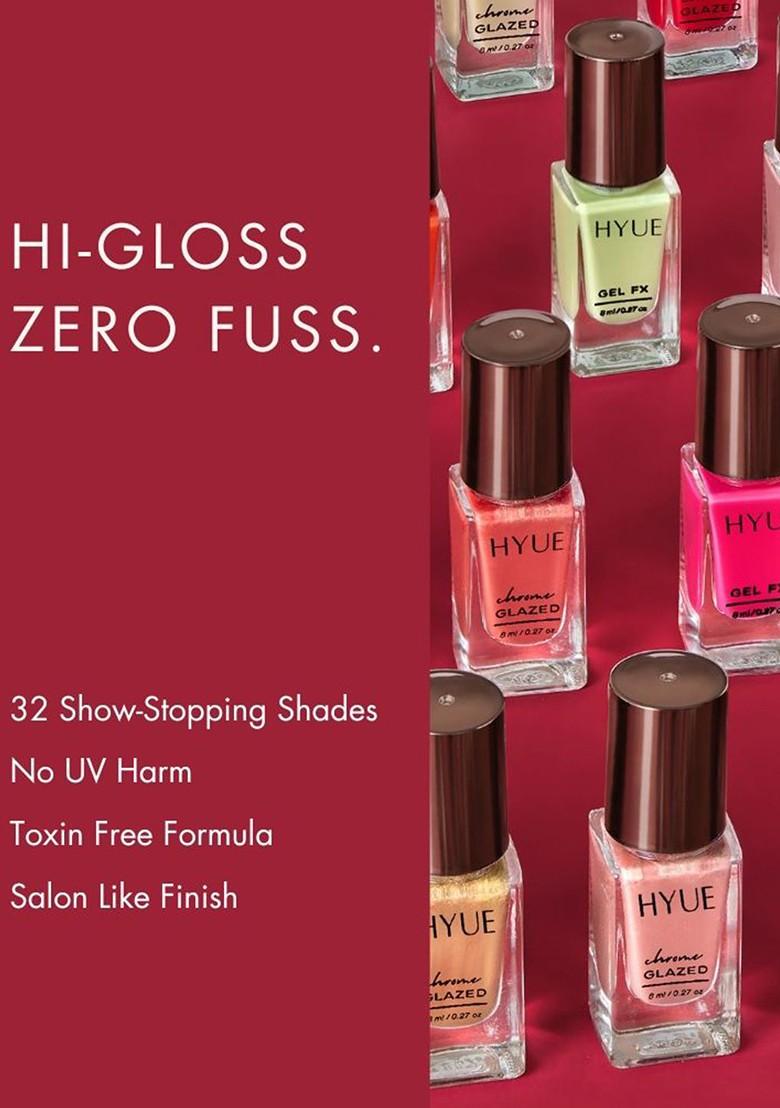 Hyue Gel Fx Nail Paint Lime Zest Quick Dry And Chip Resistant 14 Day Long Wear 8Ml