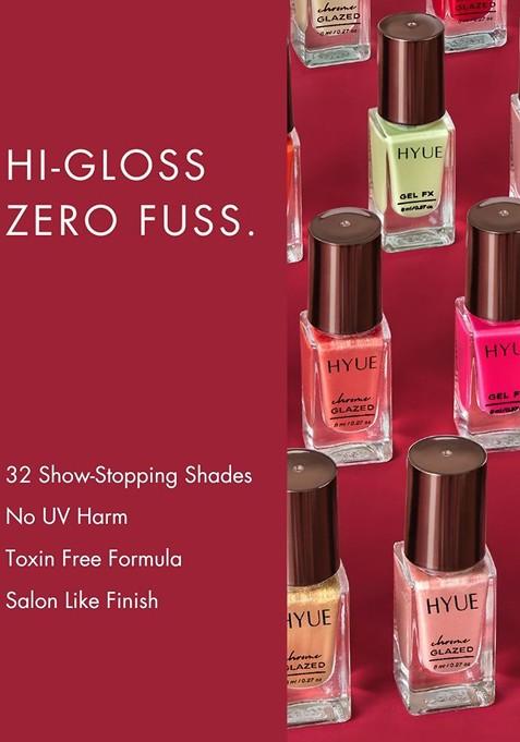 Hyue Gel Fx Nail Paint Lime Zest Quick Dry And Chip Resistant 14 Day Long Wear 8Ml