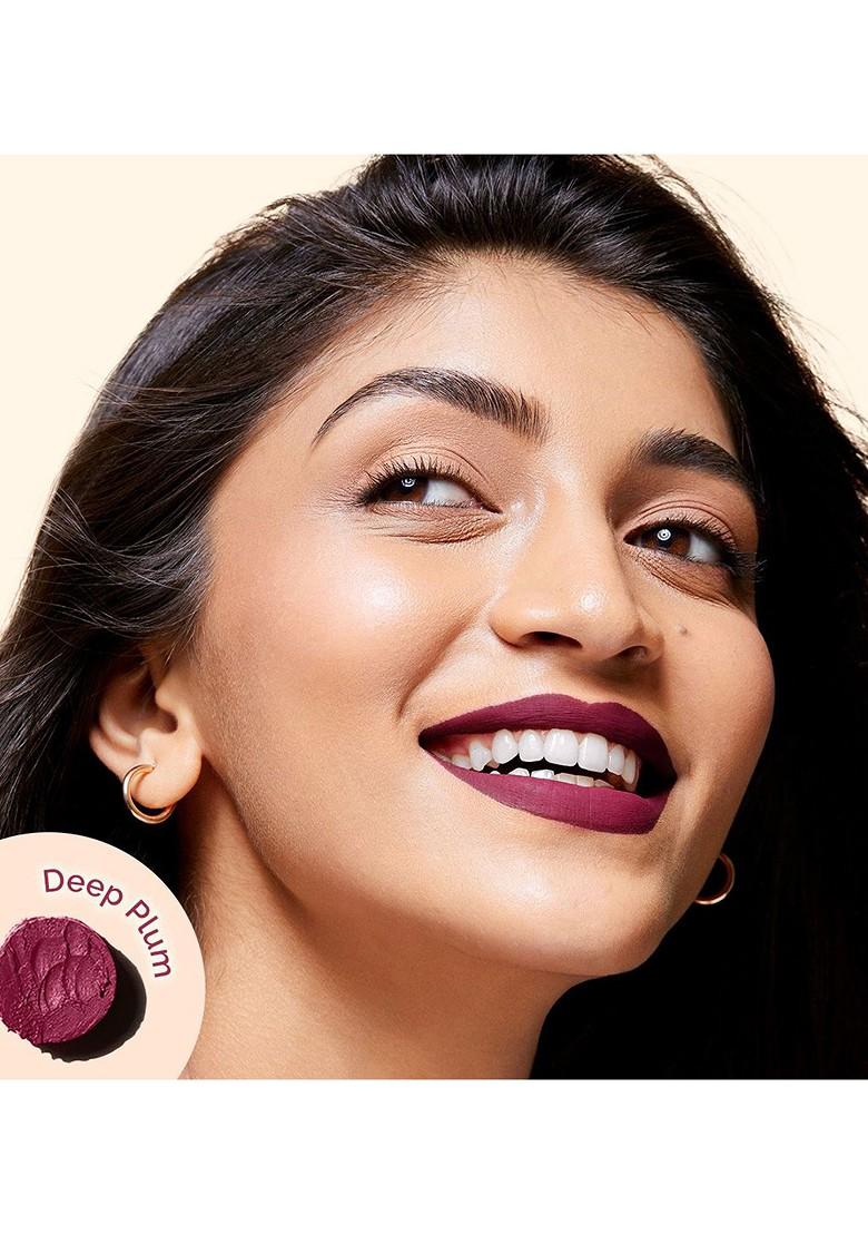 Mamaearth Long Lasting Matte Stay Lipstick 2G Deep Plum