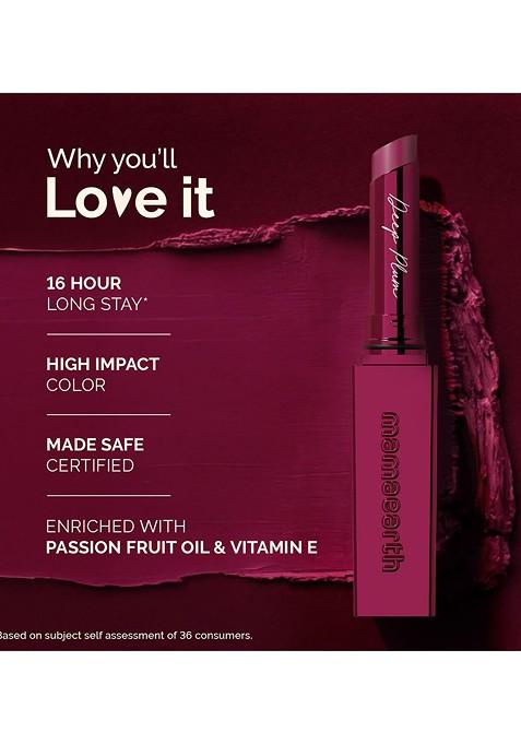 Mamaearth Long Lasting Matte Stay Lipstick 2G Deep Plum