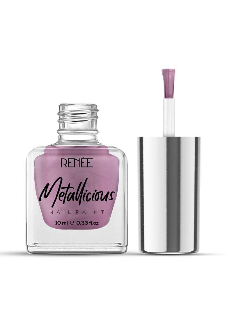 Renee Long Lasting Smooth Finish Metallicious Nail Paint 10Ml Tea Rose - Indya