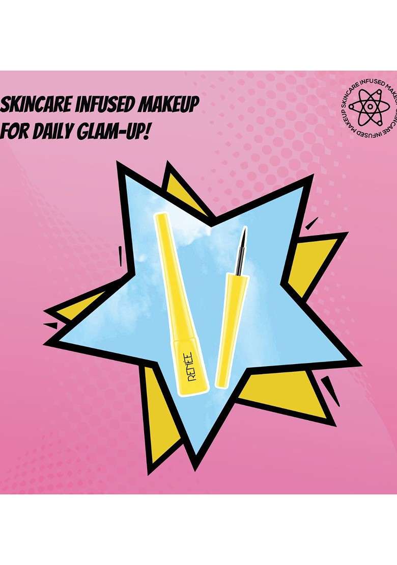 Renee Everyday Full Coverage Matte Eyeliner 3 5 Ml Black - Indya