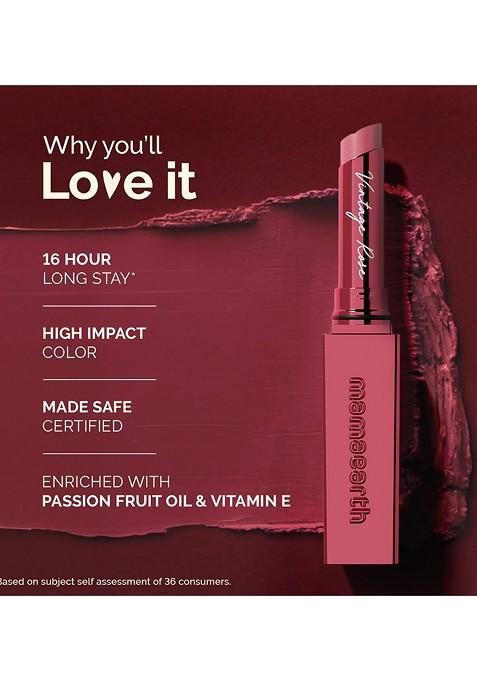 Mamaearth Luxe Matte Long Stay Lipstick With Vitamin E