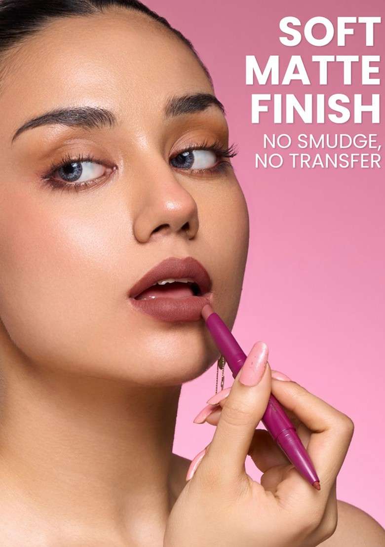 Typsy Beauty Twist Pout Lipstick N Liner 5 G Fresh Princess 07 - Indya
