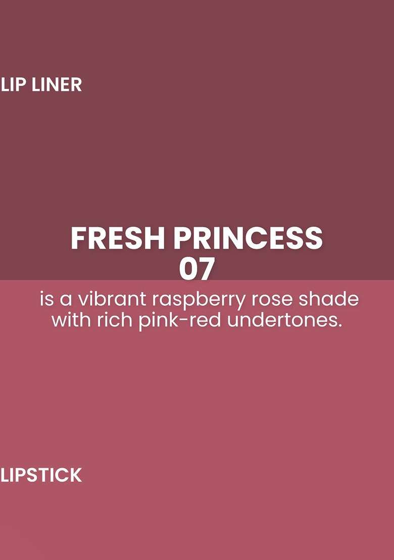 Typsy Beauty Twist Pout Lipstick N Liner 5 G Fresh Princess 07 - Indya