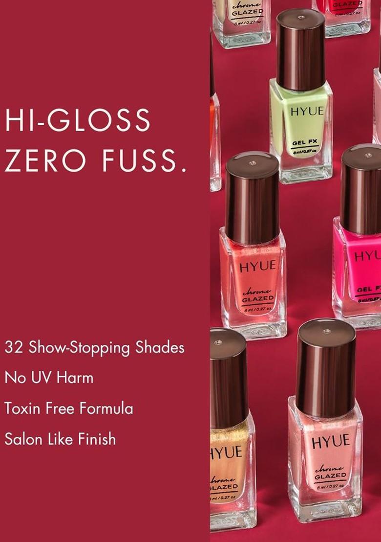 Hyue Gel Fx Long Lasting High Shine Flawless Nail Paint Mint Mojito 8Ml