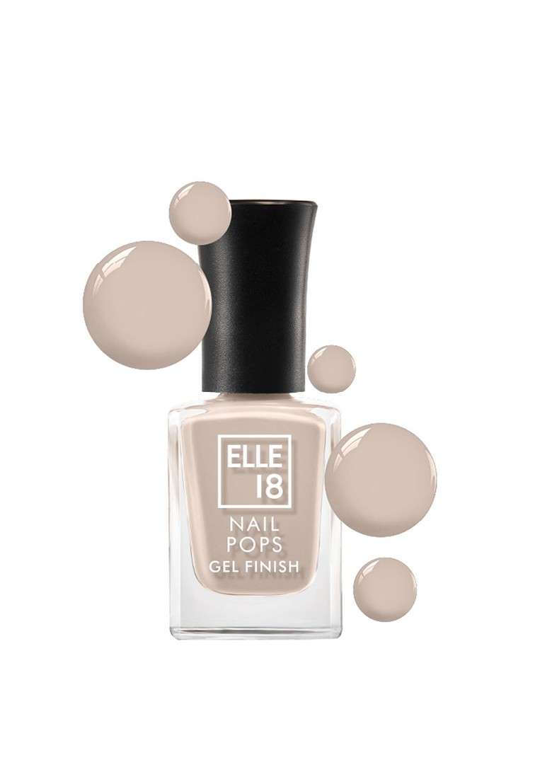 Elle 18 Gel Finish Long Lasting Chip Resistant Nail Pops 10Ml G18 - Indya