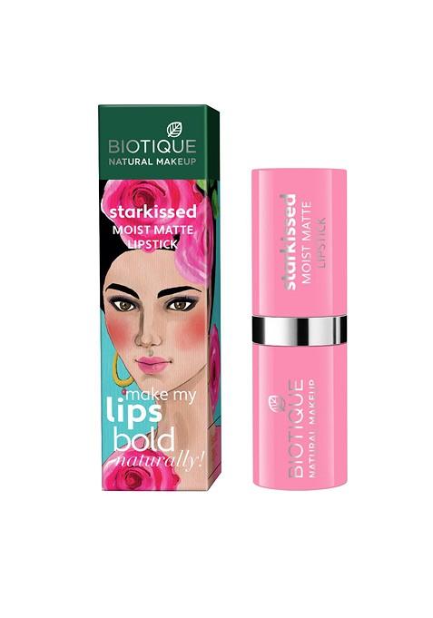 Biotique Natural Makeup Starkissed Blood Moon Moist Matte Lipstick P311