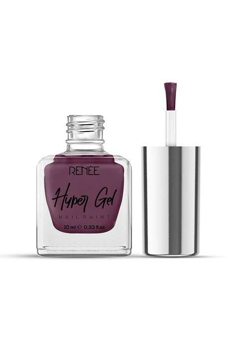 Renee Hyper Gel Nail Paint 10Ml Burgundy Violet