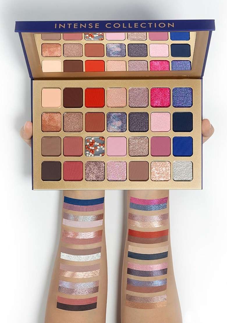 Daily Life Forever52 28 Color Intense Eyeshadow Palette Blue Lava 003 - Indya