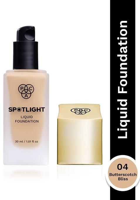 Pac Waterproof Long Lasting Spotlight Liquid Foundation 30Ml Butterscotch Bliss 04