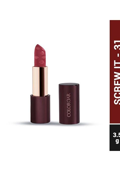 Colorbar Sinful Long Lasting Creamy Matte Lipcolor Screw It 31
