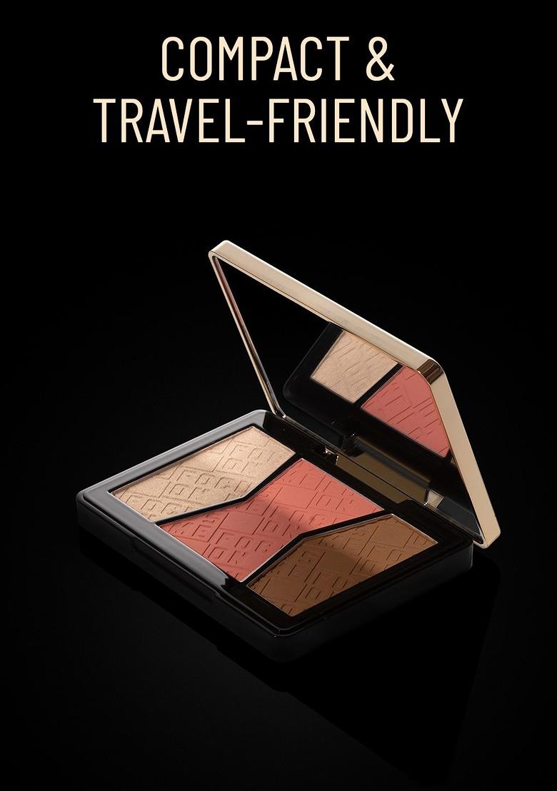 Pac Focus On Me High Pigmented 3 In 1 Blush Highlighter Palette Dark