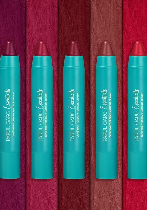 Parul Garg Set Of 5 Creamy Matte Lip Crayons Dusky Girl Favourites