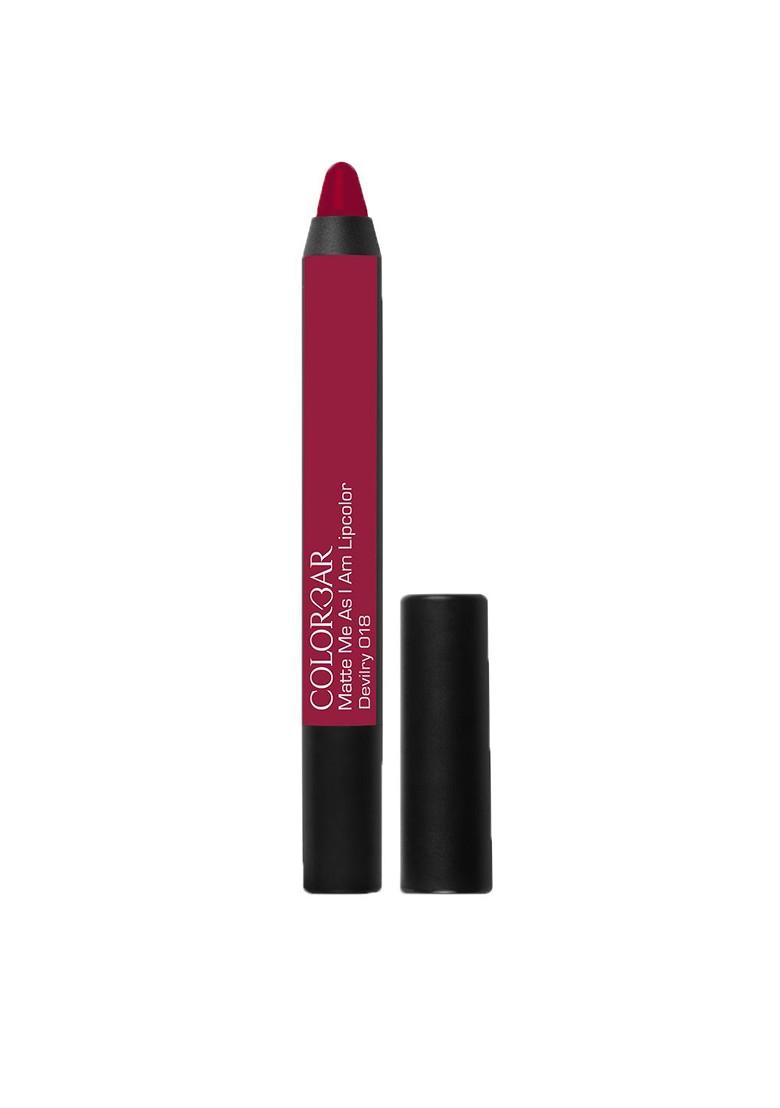 Colorbar Matte Me As I Am Long Lasting Lipcolor 2 8 G Devilry 018