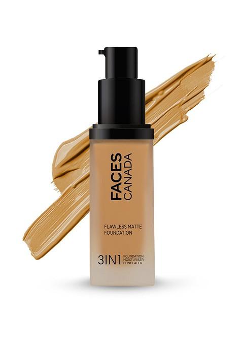 Faces Canada 3 In 1 Flawless Matte Foundation 30Ml Warm Sand 042