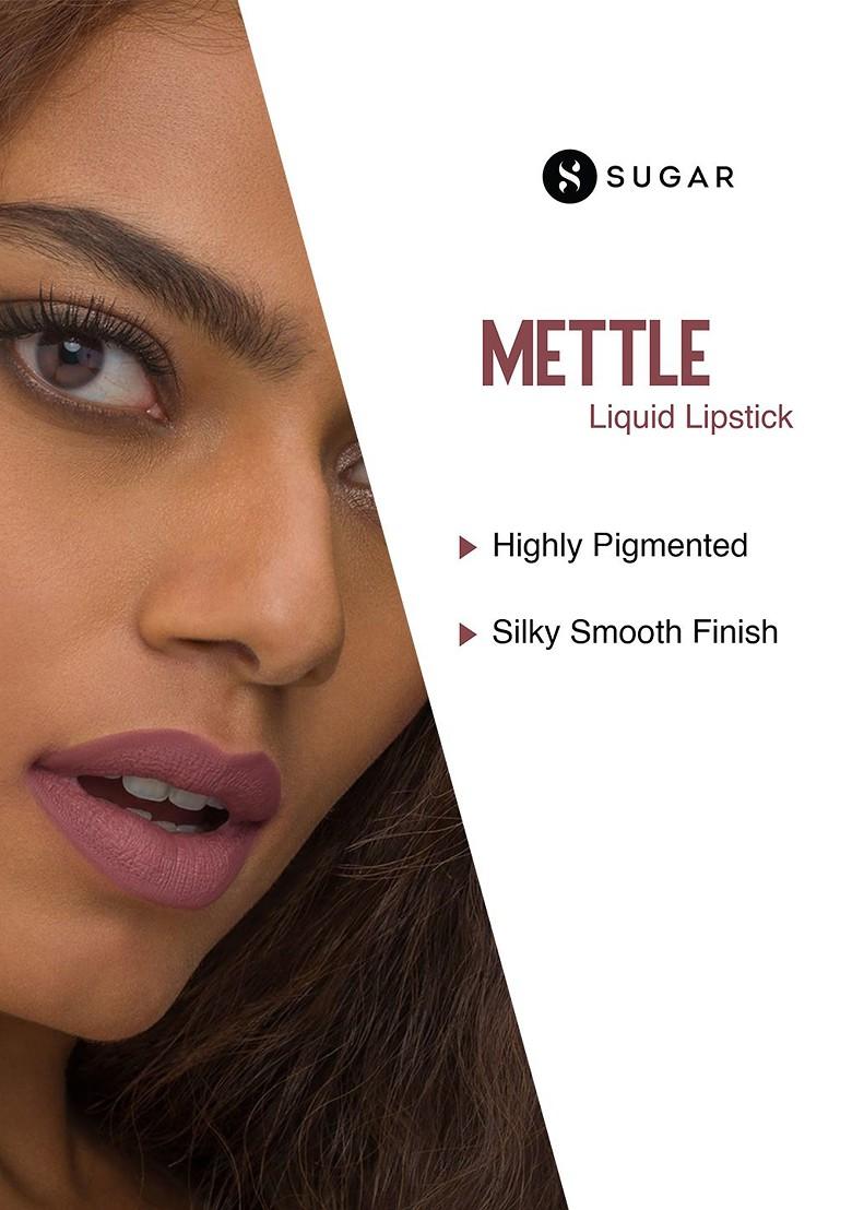 Sugar Women Estella Long Lasting Mettle Liquid Lipstick