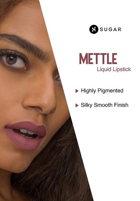 Sugar Women Estella Long Lasting Mettle Liquid Lipstick