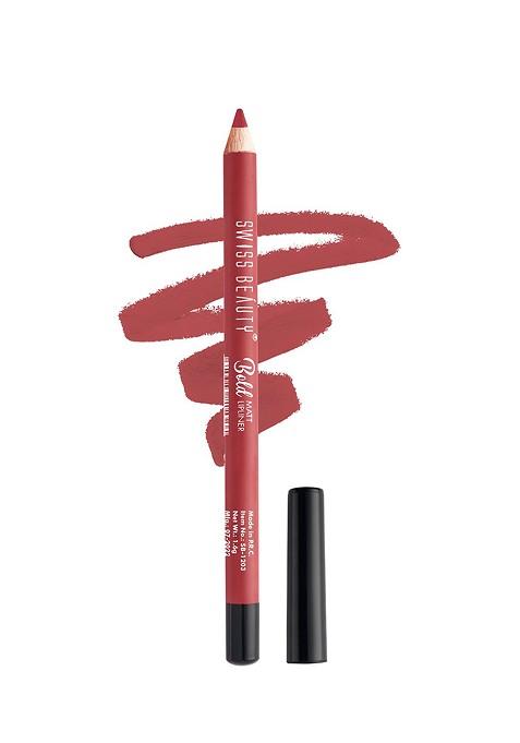 Swiss Beauty Bold Matt Long Lasting Matte Finish Lip Liner Pencil Sandy Pink 13