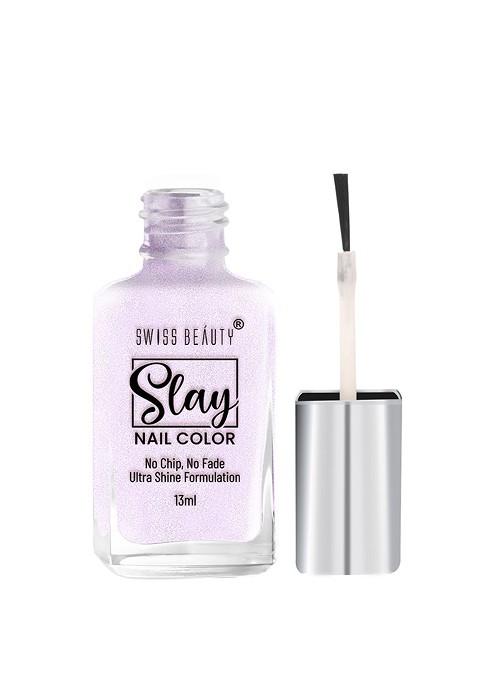 Swiss Beauty Quick Dry Slay Nail Polish With Ultra Shine Formula 13 Ml Drizzle 48