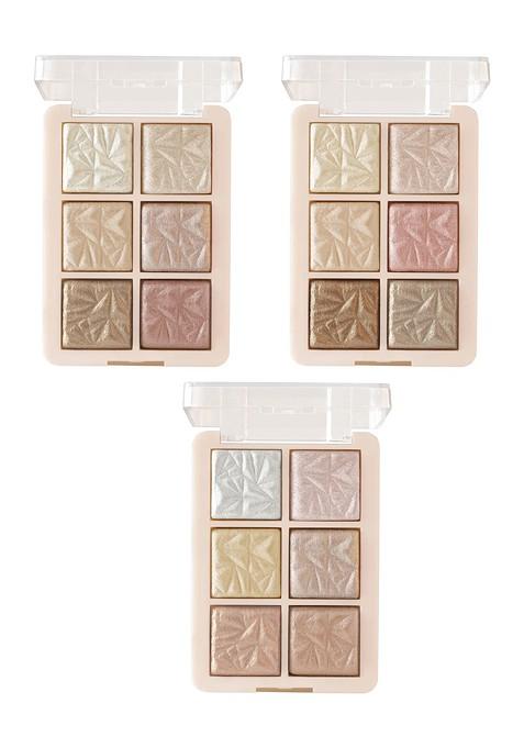 Mars Glowzilla Palette 3Pcs Long Lasting Illuminating Highlighters 12Gm Each Shade01 02 03
