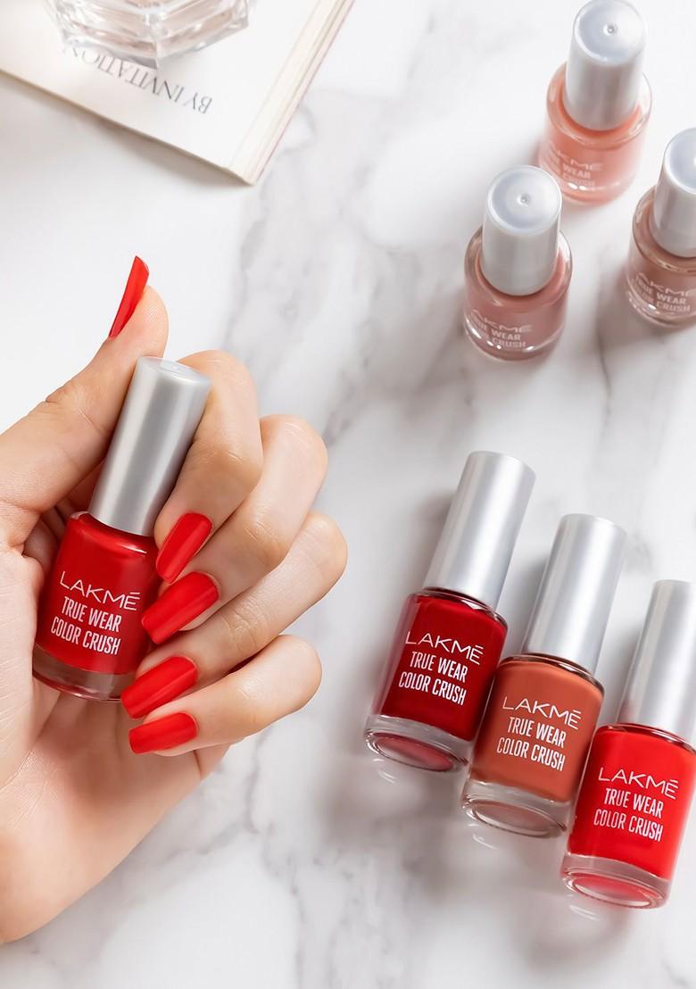 Lakme True Wear Color Crush Chip Resistant Long Lasting Vibrant Nail Polish 6Ml 14
